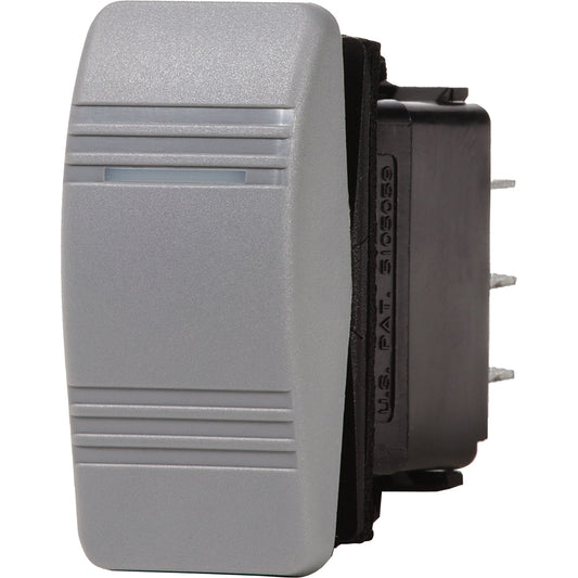 Blue Sea 8221 Water Resistant Contura III Switch - (ON)-OFF-ON - Grey [8221]